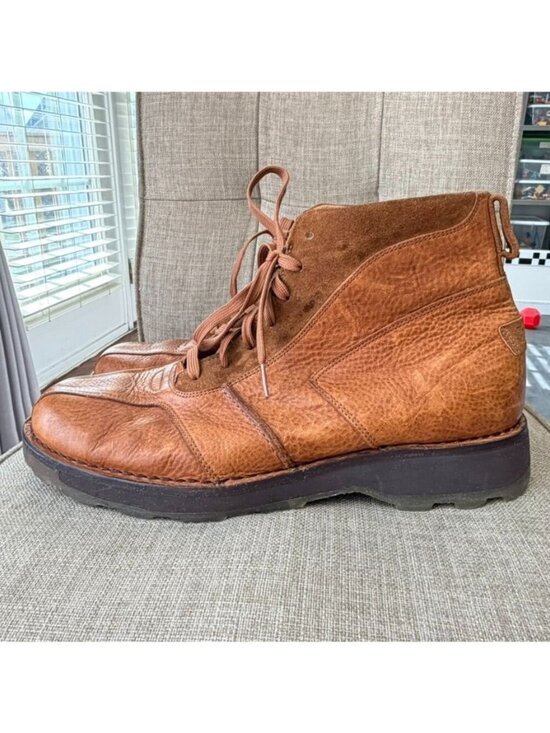 Dr. Martens Vintage Brown Leather Platform Shoes Men’s Size 12 main image 9